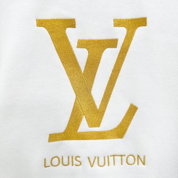 Louis Vuitton Logo Embroidered ADULT Unisex Crewneck Sweatshirt - Picture 2 of 7